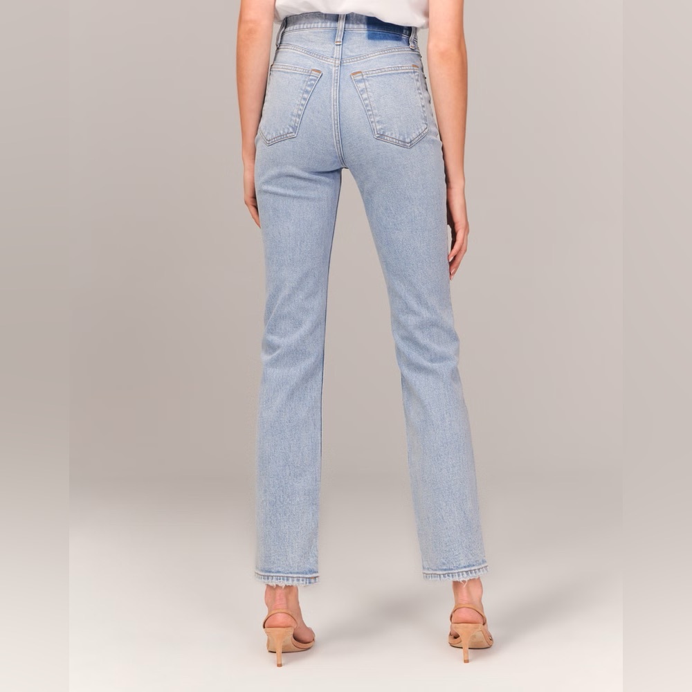 Abercrombie & fitch ankle straight ultra highrise - Picture 2 of 3